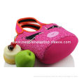 Insulated Snack Neoprene Lunch Tote Bags For Girls , Heat Transfer Printing